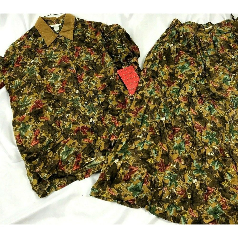Kar-A-Van Small Long Sleeve Top and Dress Outfit Vintage Womens